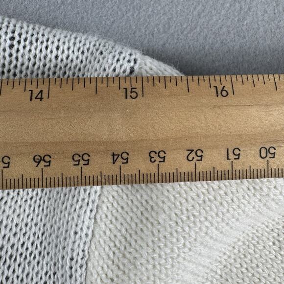 Reindeer Christmas Holiday Ugly Sweater with Jingle Bells Cream Black Size Lg - Picture 12 of 14